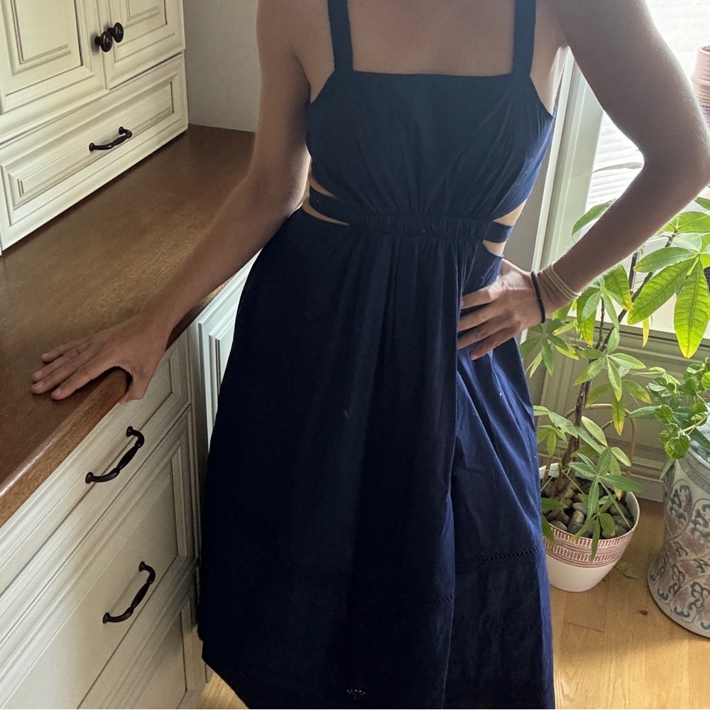 Vineyard vines Elegant Navy Blue Women's Dress